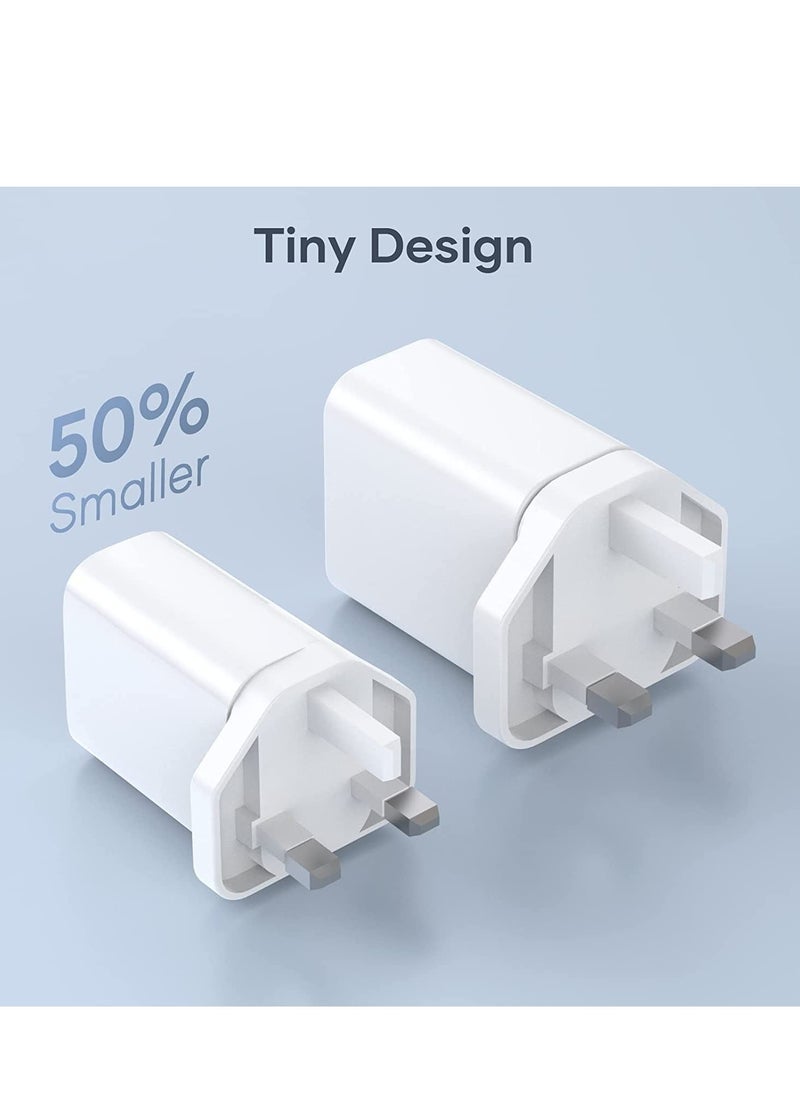 Jmary USB Charger, Jmary 30W Wall Charger, Dual Port USB C Charger PD3.0 Fast Charging Adapter for i phone 14/14Pro/13/13 Pro/12/12 Mini/12 Pro/12 Pro Max/11 Pro Max iPad Pro - Image 5