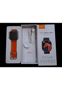 Vidvie VIDVIE Original smart watch Ultra SW1608 Full Touch Screen 1.85 in, 220mAh, straps pink Call Wireless charging Touch Screen for IOS & android for men and women  - Image 2
