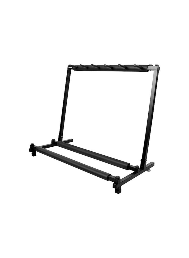Megarya Kuyal 5 Holder Guitar Stand,Multi-Guitar Display Rack Folding Stand Band Stage Bass Acoustic Guitar, Black - Image 3
