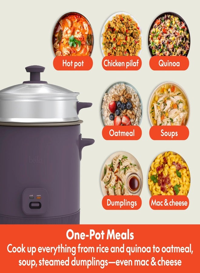 Bella 16-cup rice cooker with steam, plum - Image 4