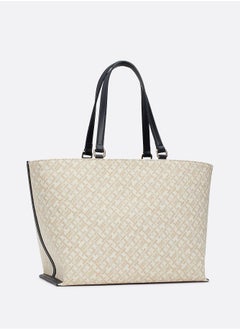 Tommy Hilfiger Plus TH Monogram Jacquard Canvas Tote  - Image 5