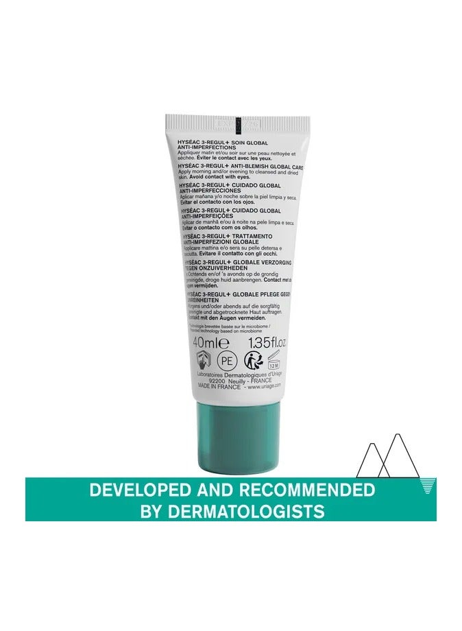 Uriage Hyseac 3-Regul+ Anti-Blemish Care with AHA For Dark Spots 40ml - Image 2