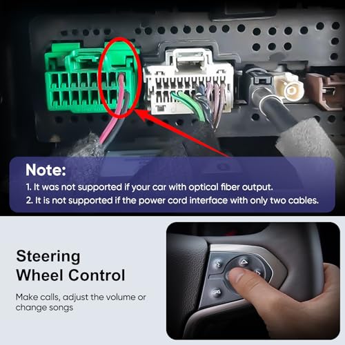 AINAVI Replacement Radio for Chevy Silverado GMC Sierra - Car Stereo Wireless Carplay Android Auto 2014-2018 QLED Touch Screen Radio Upgrade GPS Navigation Head Unit Knobs (Single Knob 4+64G) - Image 3