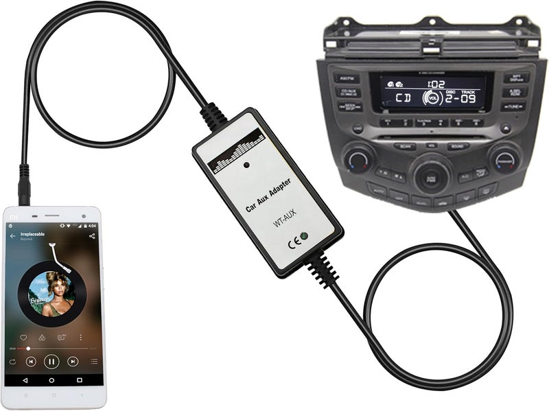 Yomikoo Car Audio CD to AUX Input Adapter for Honda and Acura Models - Image 1