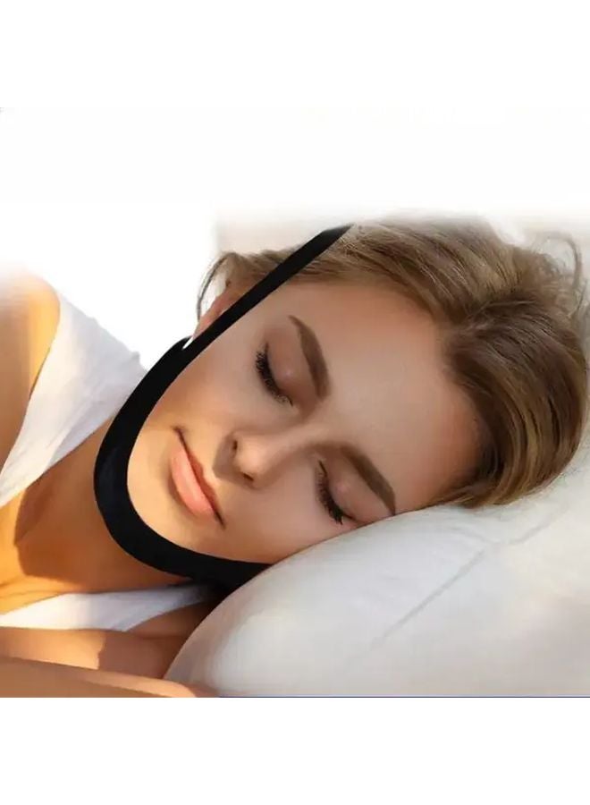 سدادة الفم الوردية المضادة للشخير القابلة للتعديل - جهاز مريح لانقطاع النفس النومي يمنع التنفس عبر الفم - Image 5