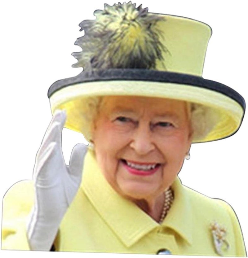 woobles Queen Elizabeth Car Sticker - Waterproof Window Decal for Fun Personalization - Image 2