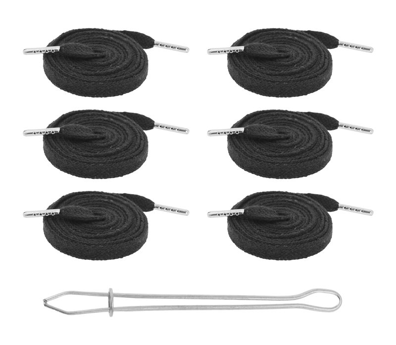 Mandala Crafts Mandala Crafts Black Drawstring Replacement Draw Cord for Sweatpants Waist  6 55 Inch Cotton Flat Drawstring Cord Hoodie String Replacement  Drawstrings Threader 