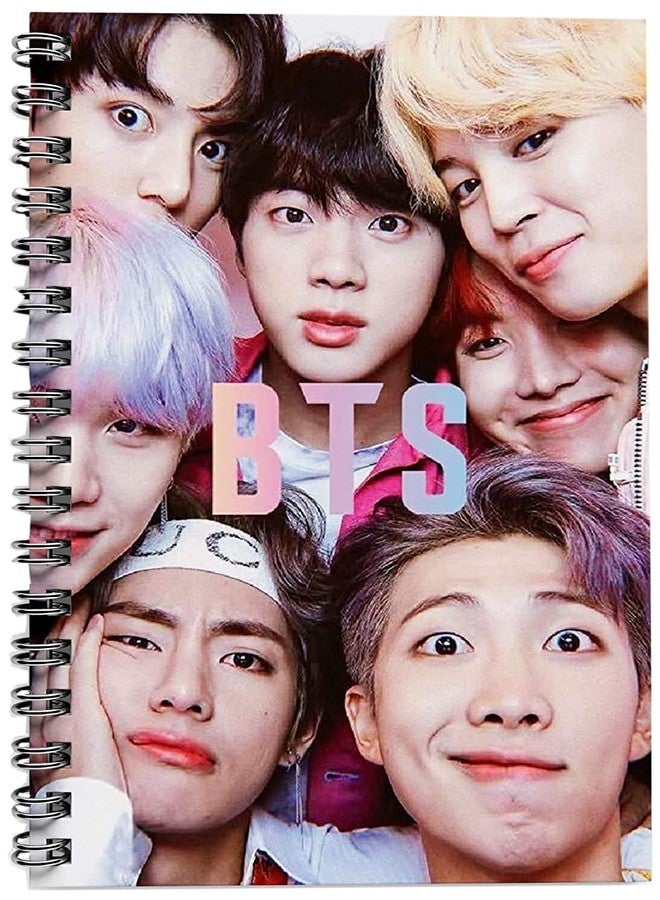 MACRO FUNNY BTS FACES HI QUALITY 160 PAGES RULED NOTEBOOK | OFFICIALLY LICENCESED BTS MERCH FOR ARMY