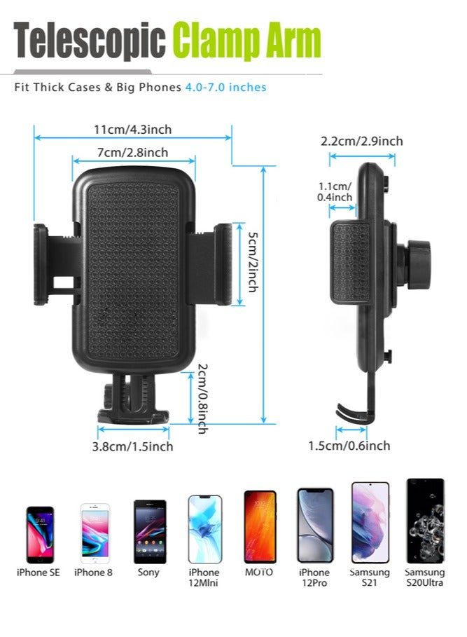 dida-cosmos Car phone holder 360° adjustable, cup-shaped phone holder accessory car holder suitable for all smartphones, Samsung, iPhone, Huawei, etc. - Image 3