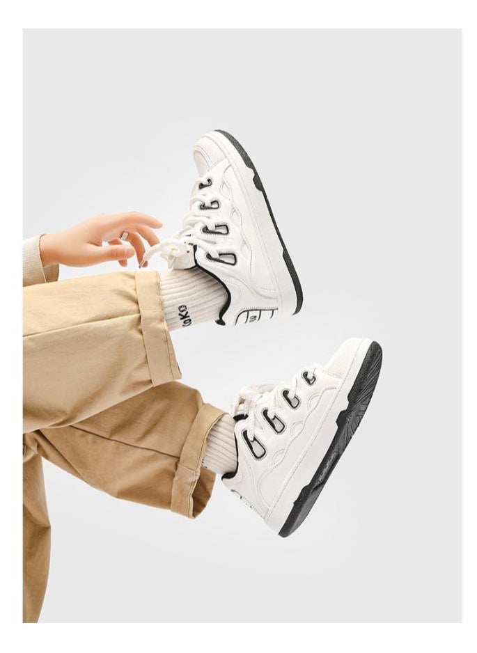 KUYING New Thick Sole Elevated Board Shoes  - Image 4