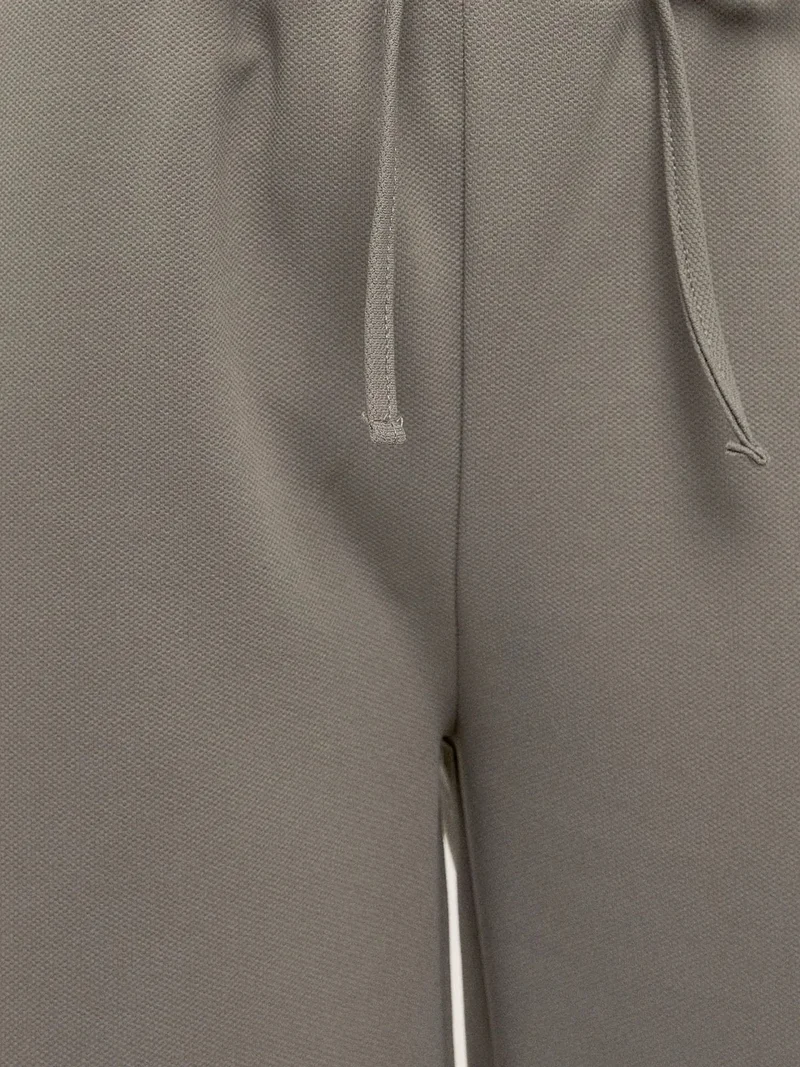 HICCUP Grey High Waist Wide Leg Sweatpants for Women | Best Price UAE