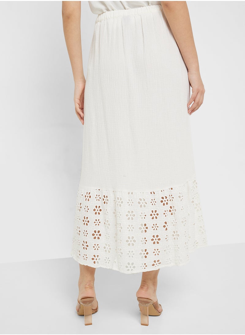 VERO MODA VMNATALI HW ANCLE SKIRT WVN GA  - Image 2