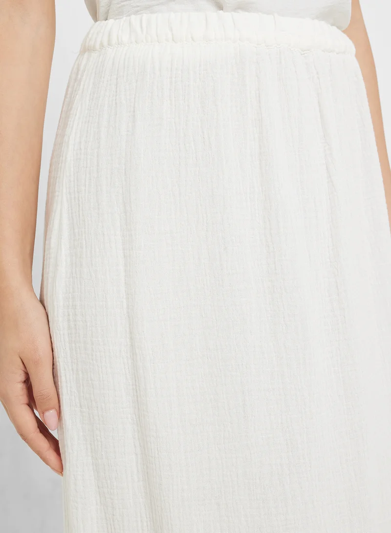 VERO MODA VMNATALI HW ANCLE SKIRT WVN GA