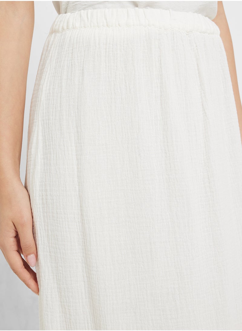 VERO MODA VMNATALI HW ANCLE SKIRT WVN GA  - Image 3