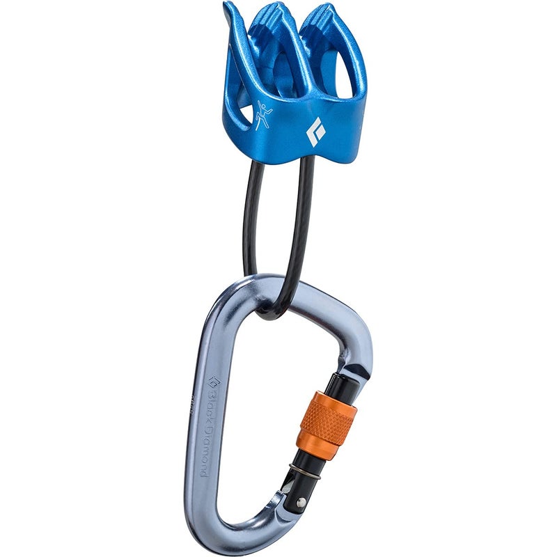 Black Diamond Big Air XP Belay Package | ATC-XP Device & Screwgate Carabiner | Reliable Belay Kit for Sport & Trad Rock Climbing