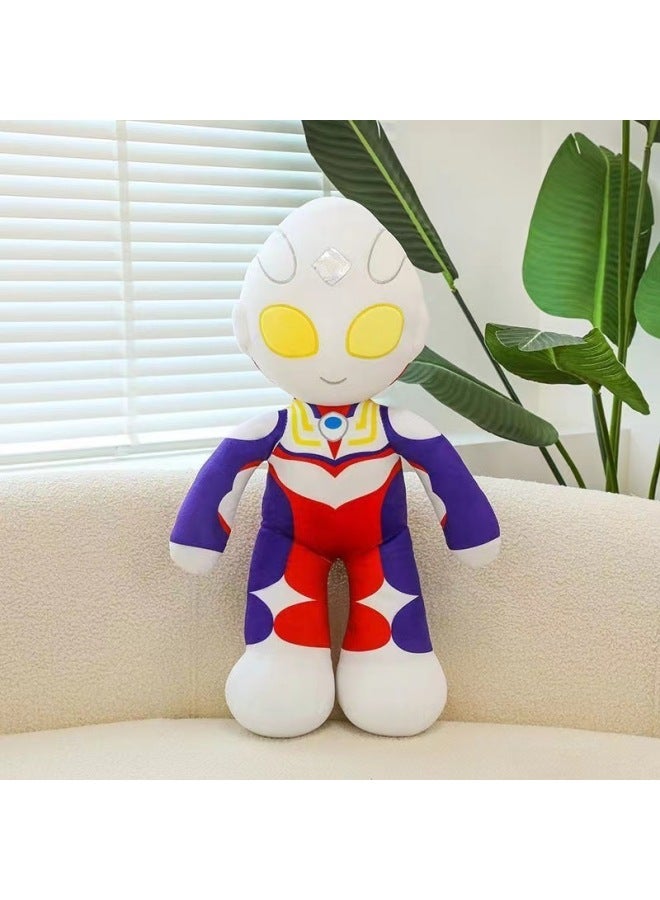 Ultraman Plush Toy Doll Large Boy Sleeping Pillow Rag Doll Superman Doll Children's Birthday Gift-Specifications:40cm -Color:Ultraman Tiga - Image 3