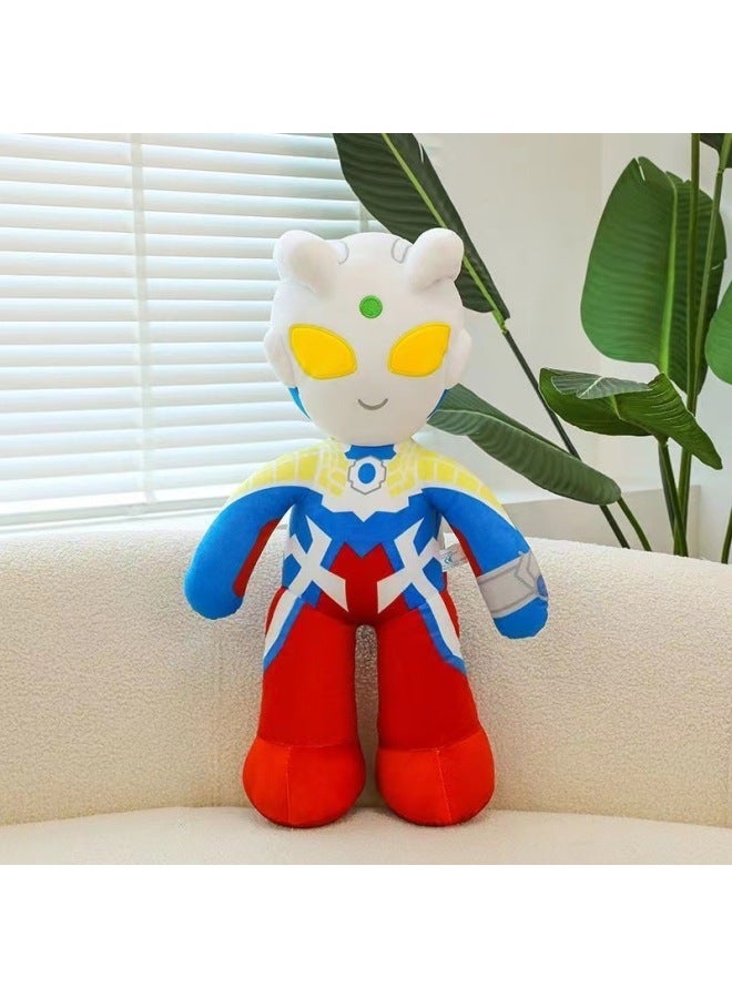 Ultraman Plush Toy Doll Large Boy Sleeping Pillow Rag Doll Superman Doll Children's Birthday Gift-Specifications:40cm -Color:Ultraman Tiga - Image 4