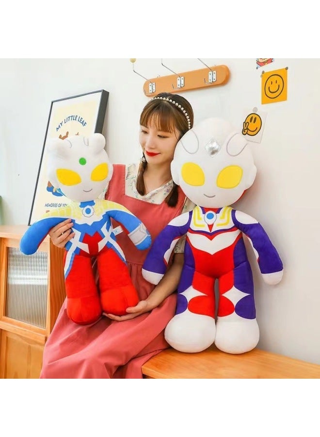 Ultraman Plush Toy Doll Large Boy Sleeping Pillow Rag Doll Superman Doll Children's Birthday Gift-Specifications:40cm -Color:Ultraman Tiga - Image 5