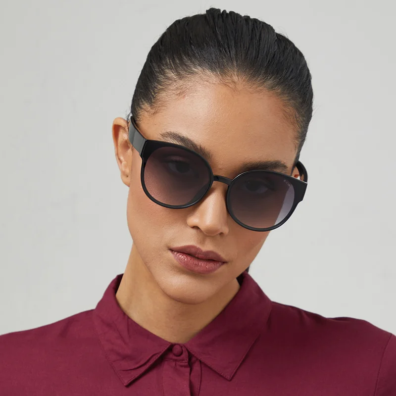 بلاك أوت BlackOut SERENE By Eyewa -Women Sunglasses -Round Sunglasses