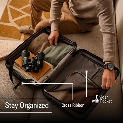 Samsonite حقائب سامسونيت فري فورم الصلبة المحمولة مع عجلات دوارة - حقيبة صلبة - معتمدة من TSA وشركات الطيران - قابلة للتوسيع، عجلات سلسة للسفر الخفيف - أبيض/رمادي - Image 4