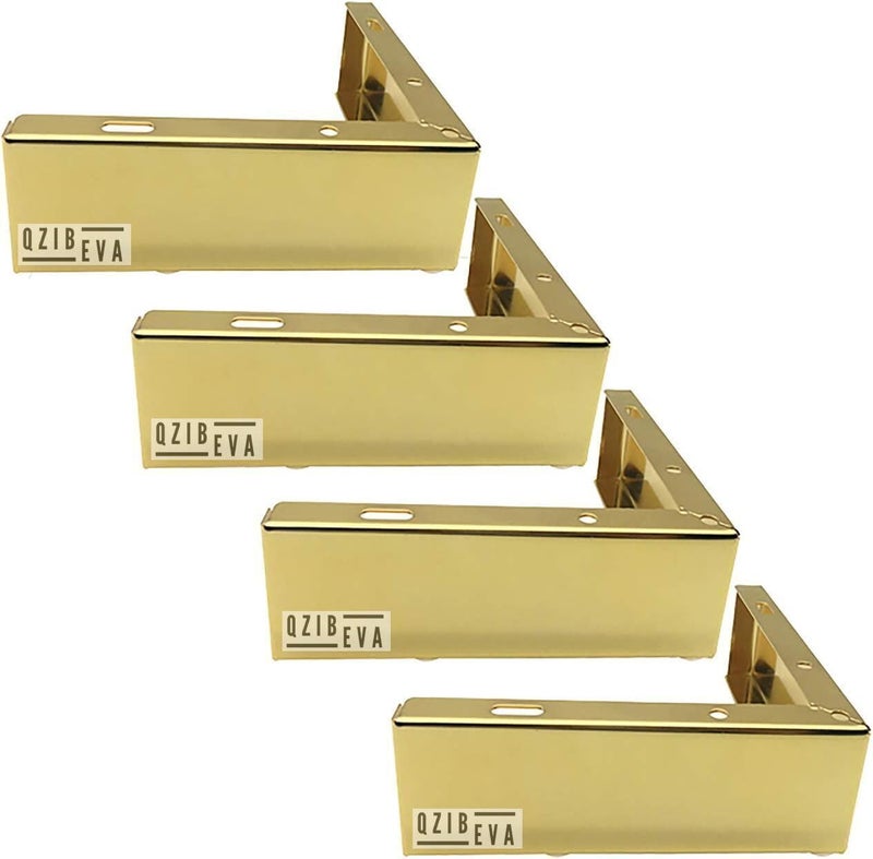 QZibeva Pack 4 Minimallist Heavy Design 2 Inch Premium Hardware Heavy Model L Design Sofa Leg 50 MM Height ITEMSL11480119 - Image 1