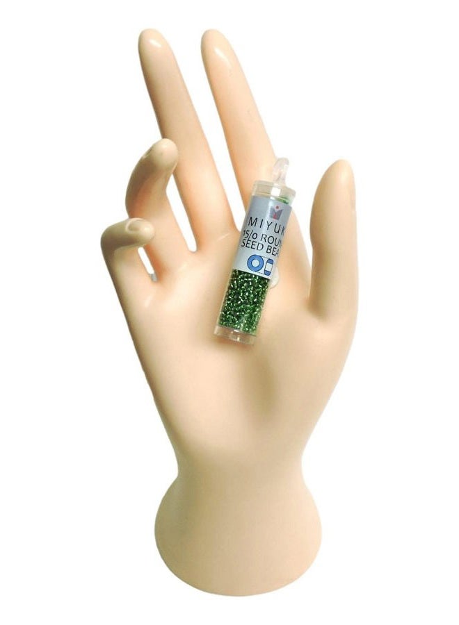 Miyuki Round Seed Bead Size 15/0 8.2g SL Light Green - Image 2