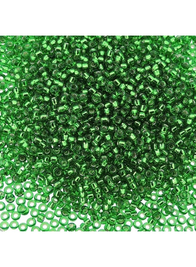 Miyuki Round Seed Bead Size 15/0 8.2g SL Light Green - Image 3