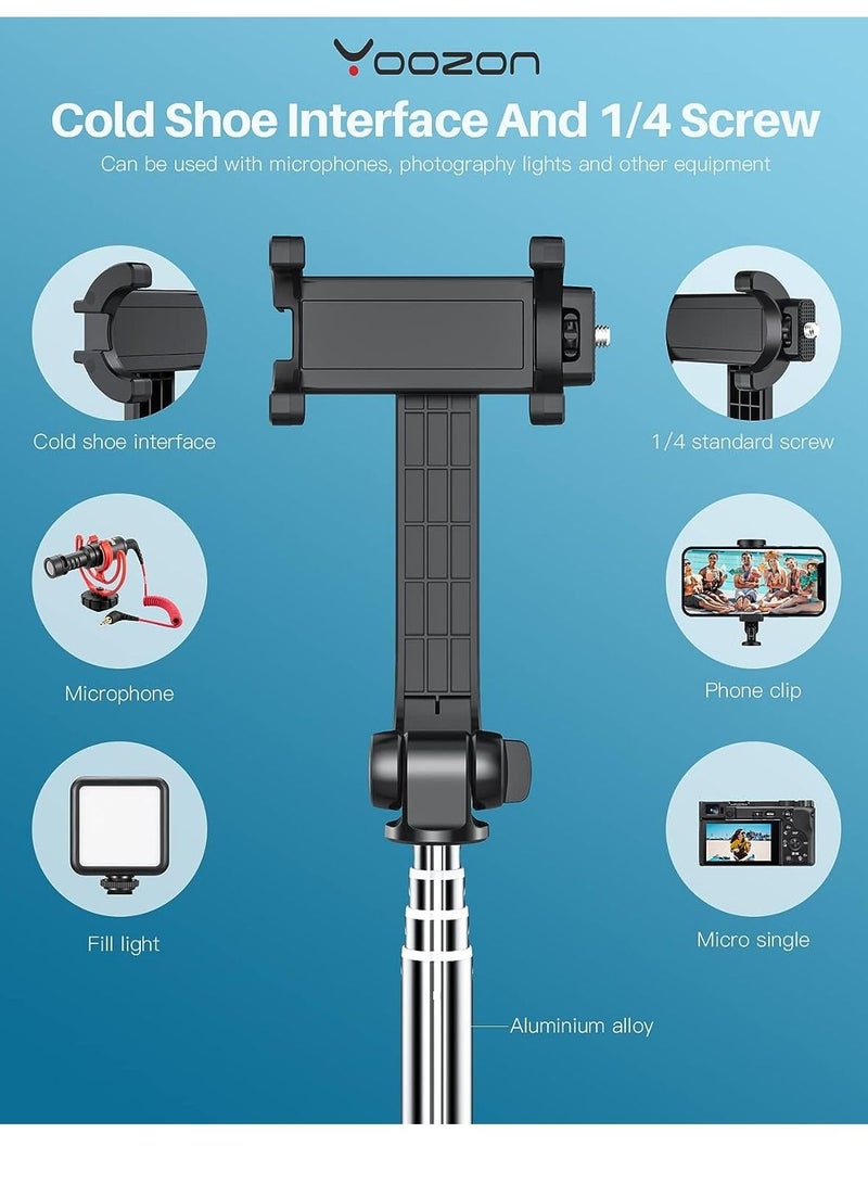 ELTRAZONE Selfie Stick Tripod Bluetooth, Extendable Phone Tripod Selfie Stick with Wireless Remote Shutter - Image 4