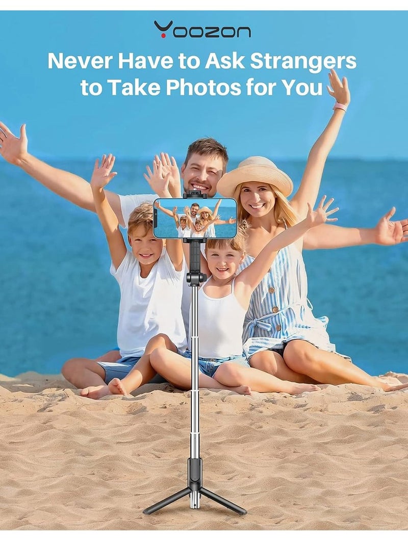 ELTRAZONE Selfie Stick Tripod Bluetooth, Extendable Phone Tripod Selfie Stick with Wireless Remote Shutter - Image 5
