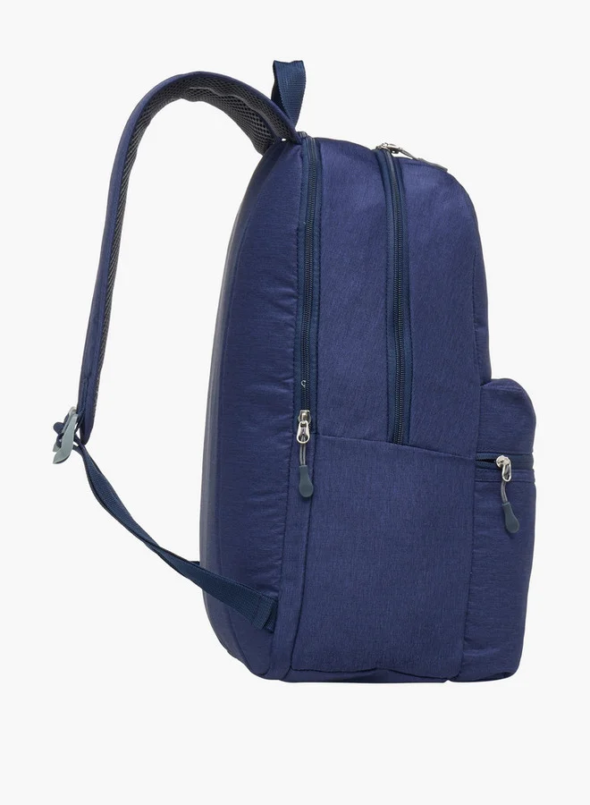 Kappa blue Boys Logo Print School Backpack with Pencil Pouch - 30x13x44 cm  | Best Price UAE