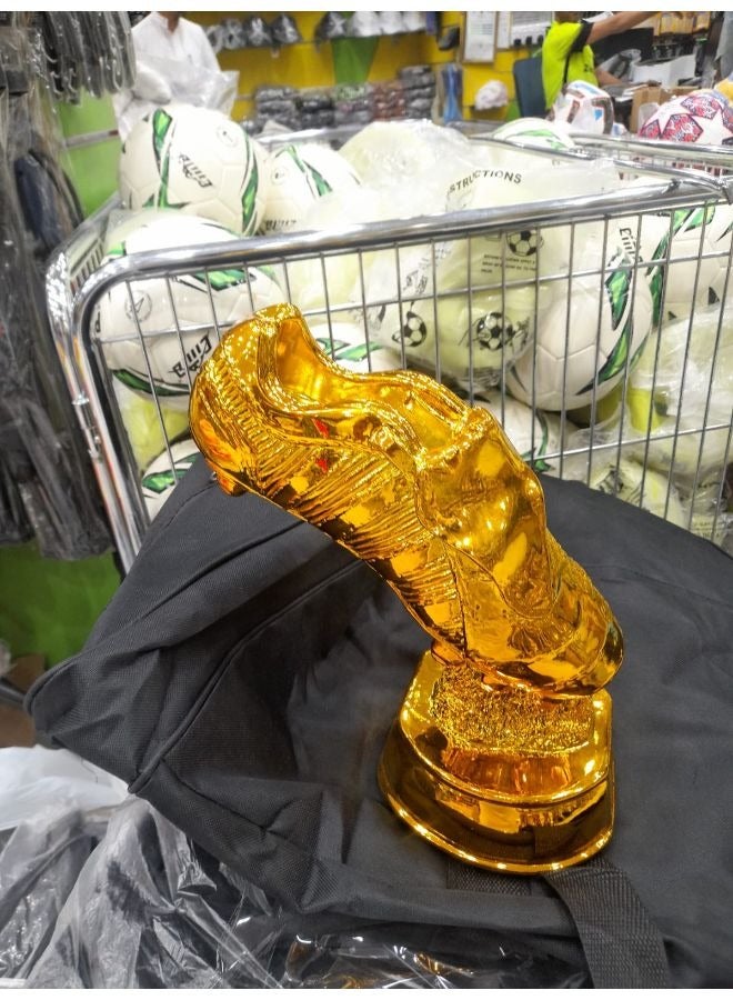 Generic Boot Designed Football Trophy Gold - Image 2