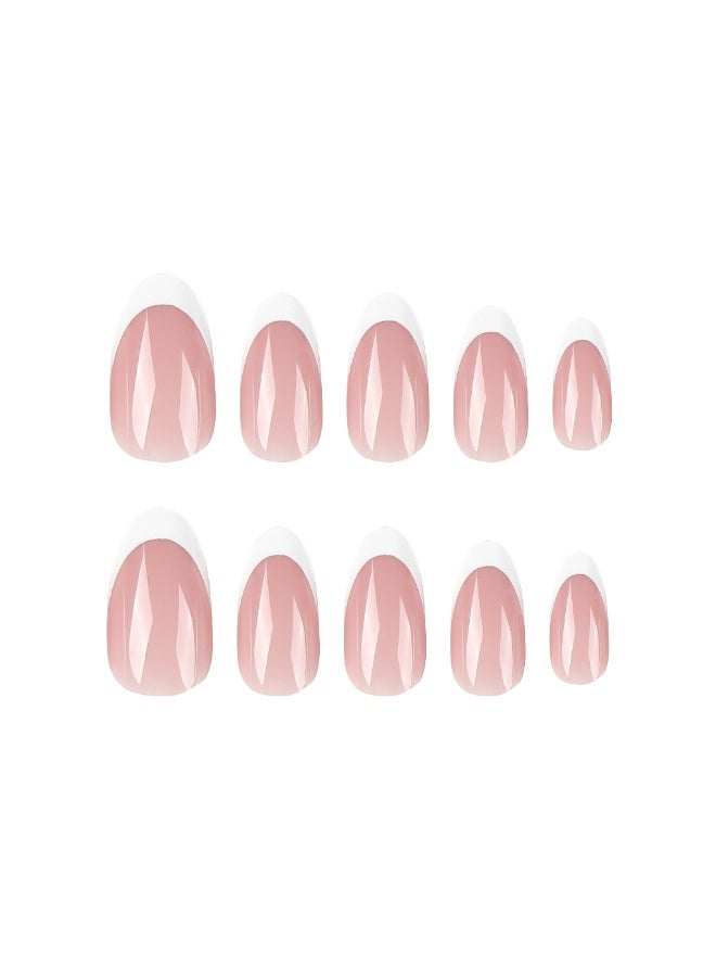 MiMi & BeiBei 24Pcs Press on Nails, False Nails, Fake Nails Set for Women Girls Nail Art Accessories, Press on Nail with Glue Stickers for Easy Apply, Stick on Fingernails Set - Image 5