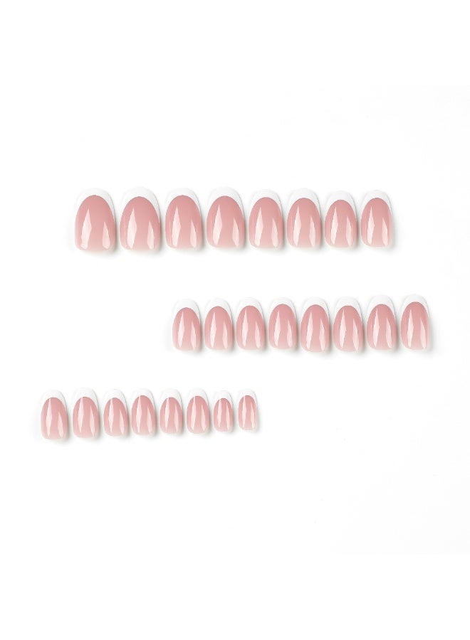 MiMi & BeiBei 24Pcs Press on Nails, False Nails, Fake Nails Set for Women Girls Nail Art Accessories, Press on Nail with Glue Stickers for Easy Apply, Stick on Fingernails Set - Image 4