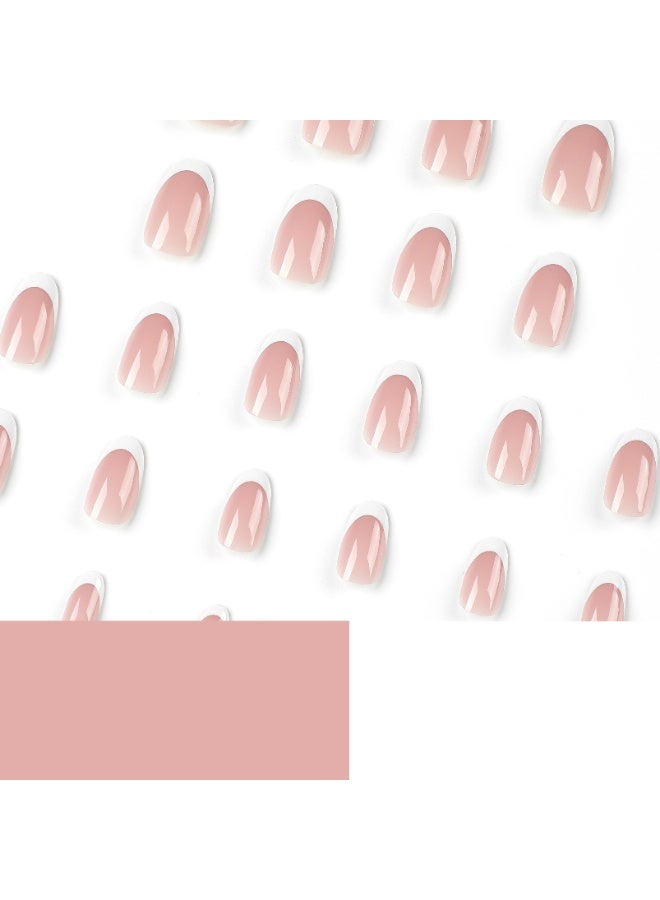 MiMi & BeiBei 24Pcs Press on Nails, False Nails, Fake Nails Set for Women Girls Nail Art Accessories, Press on Nail with Glue Stickers for Easy Apply, Stick on Fingernails Set - Image 3