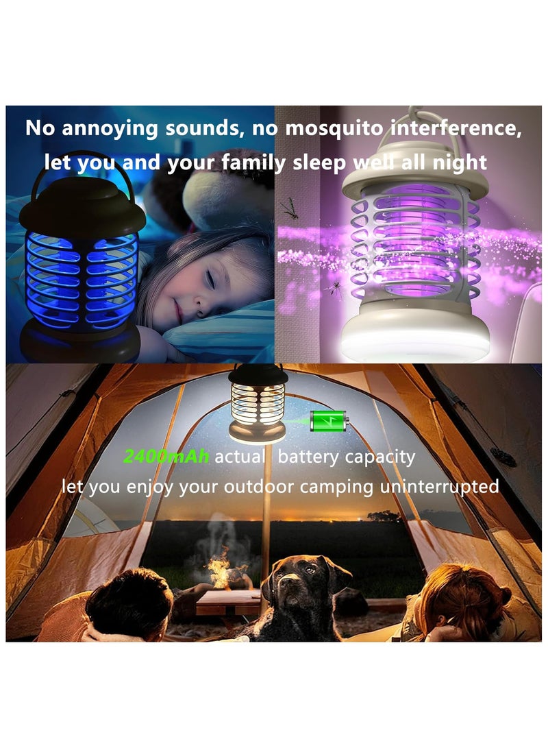 فيفب قاتل الحشرات، قاتل البعوض مع ضوء LED، مصيدة ذباب خارجية وداخلية، مصيدة ذباب كهربائية قاتلة للحشرات، يمكن استخدامها كضوء ليلي ومصباح حائط - Image 3