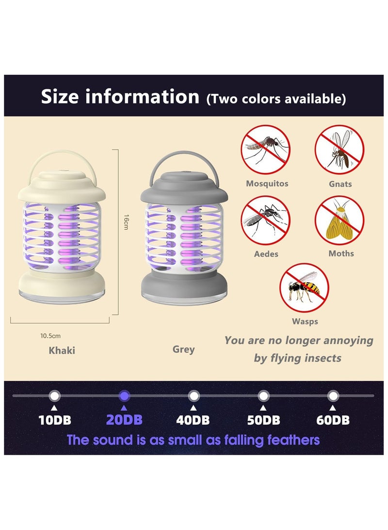 فيفب قاتل الحشرات، قاتل البعوض مع ضوء LED، مصيدة ذباب خارجية وداخلية، مصيدة ذباب كهربائية قاتلة للحشرات، يمكن استخدامها كضوء ليلي ومصباح حائط - Image 5