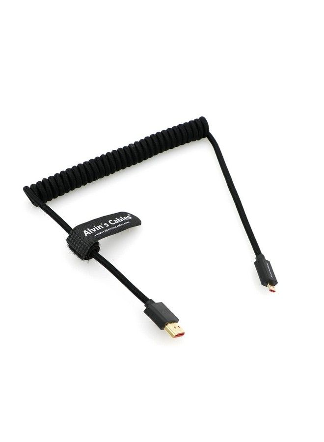 Alvin's Cables كابلات Alvin'S 8K 2.1 Microhdmi إلى HDMI مضفرة ملفوفة لـ Atomosninjav 4K60P Record 48Gbps HDMI لـ Canonr5C؛ R5؛ R6 - Image 4