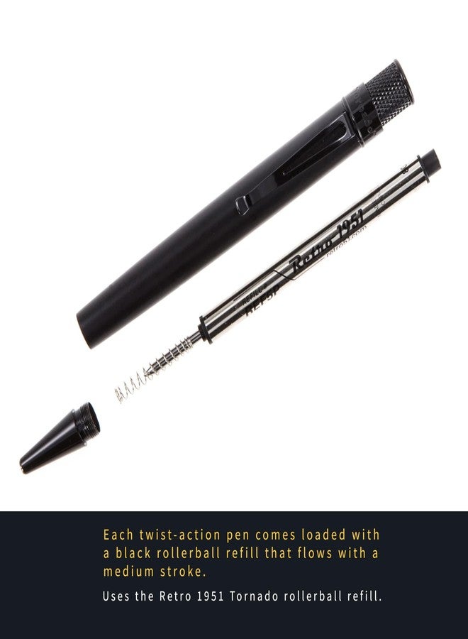 Retro 51 Deluxe Stealth Tornado Rollerball Pen - Image 4