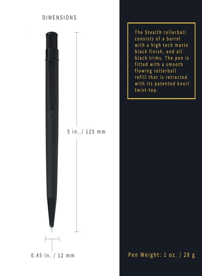 Retro 51 Deluxe Stealth Tornado Rollerball Pen - Image 5