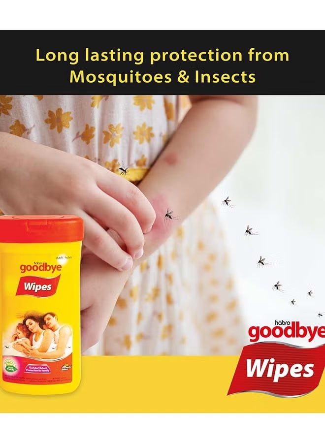Habro Goodbye Mosquito Repellent Wipes - Family Protection - Image 4