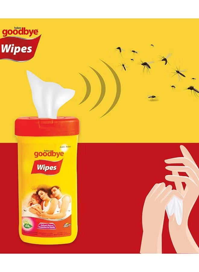 Habro Goodbye Mosquito Repellent Wipes - Family Protection - Image 5