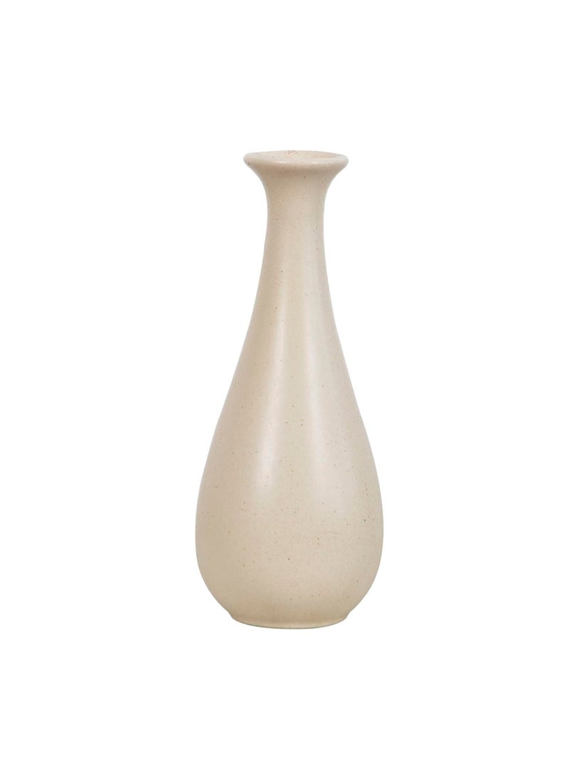 Five Star FiveStar Flower Vase for Living Room - Vases for Home Decor - Ceramic Pots for Home Decoration, Table Pot, Matte Finish, Off-White Color, 1 Piece  - Image 2