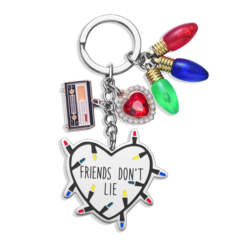 Melix Home Stranger Keychain Friends Don't Lie Merchandise Friendship Gifts Halloween Collection Gift - Image 1