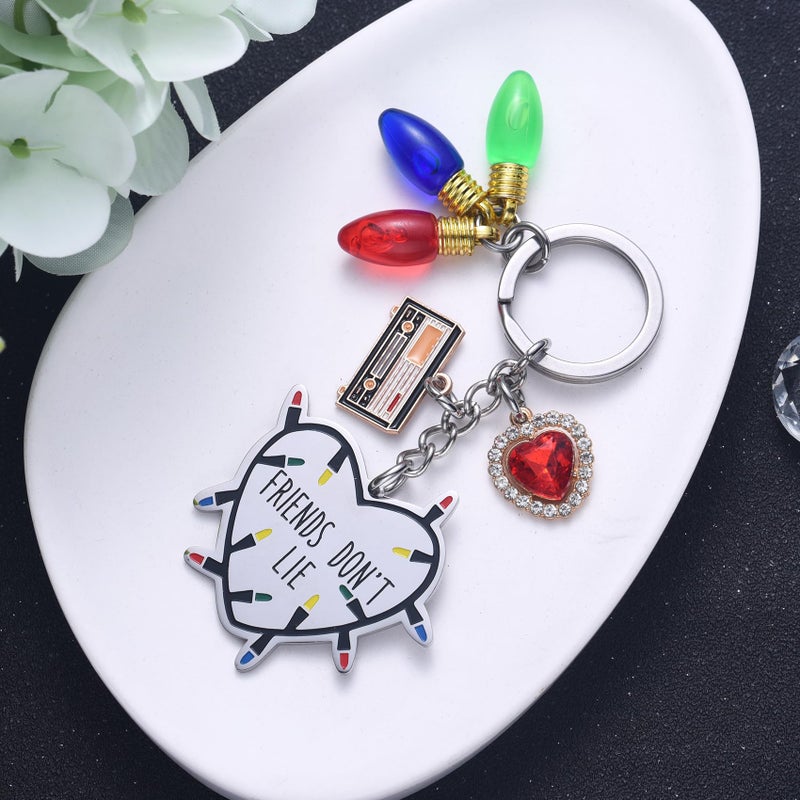 Melix Home Stranger Keychain Friends Don't Lie Merchandise Friendship Gifts Halloween Collection Gift - Image 5