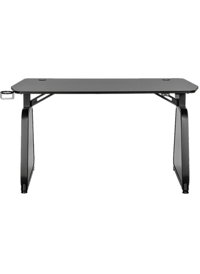 TWISTED MINDS Twisted Minds Infinity Gaming Desk Mirror Legs, Carbon Fiber Texture, Infinity LED Light, 120cm x 60cm x 75cm Size, Extended Mouse Pad, Intuitive Lighting Control, Black | TM-GMD12-1D  - Image 4