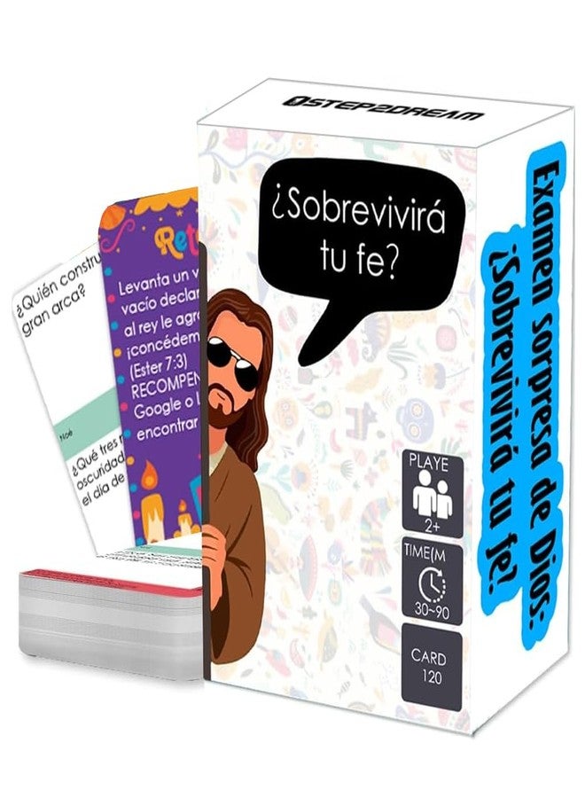 1step2dream Spanish Bible Challenge Game - Interactive Christian Trivia Game for Families & Church Events - Inspiring Religious Catholic Gift - Image 1