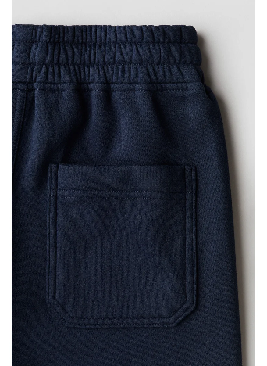 H&M Brushed-Inside Cargo Sweatshorts