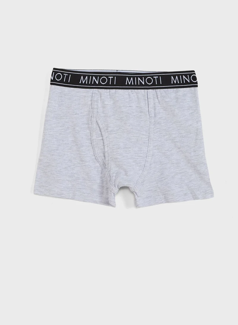 MINOTI Youth 3 Pack Assorted Boxers