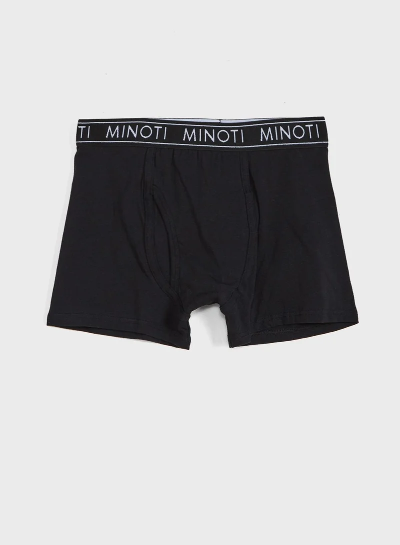 MINOTI Youth 3 Pack Assorted Boxers