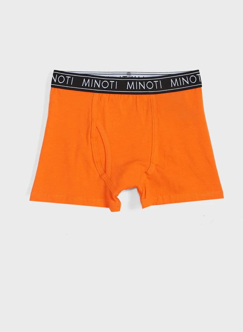 MINOTI Youth 3 Pack Assorted Boxers